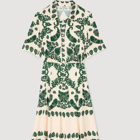 NWOT Sandro Floral print maxi dress - Picture 1 of 4